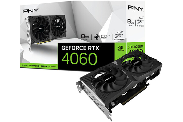 Karta graficzna PNY RTX 4060 Verto Dual Fan 8GB GDDR6