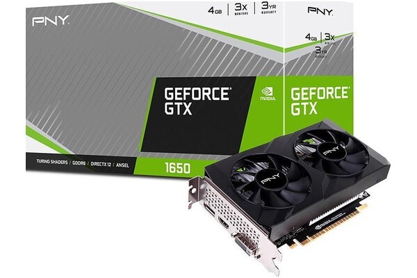 Karta graficzna PNY GTX 1650 Verto Dual Fan 4GB GDDR6