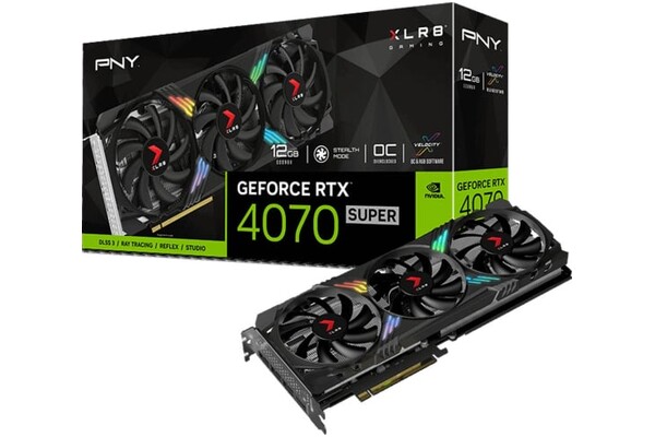 Karta graficzna PNY RTX 4070 SUPER Verto Gaming OC 12GB GDDR6X