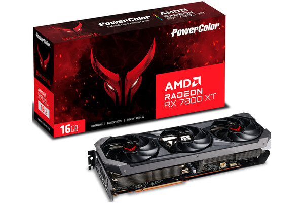 Karta graficzna POWERCOLOR RX 7800 XT Red Devil OC 16GB GDDR6