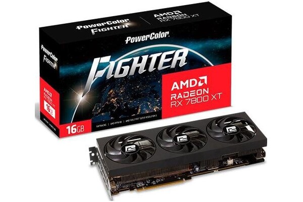 Karta graficzna POWERCOLOR RX 7800 XT Fighter OC 16GB GDDR6