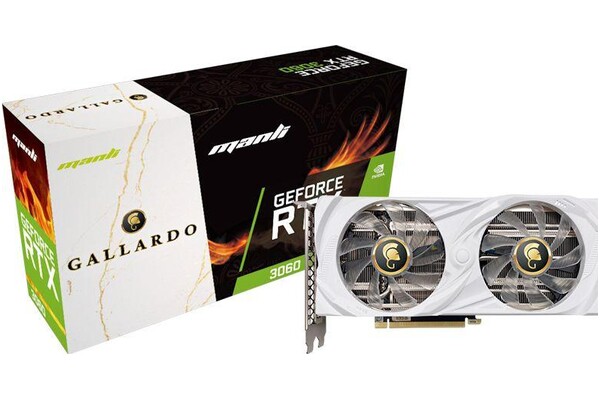 Karta graficzna MANLI RTX 3060 Gallardo 12GB GDDR6