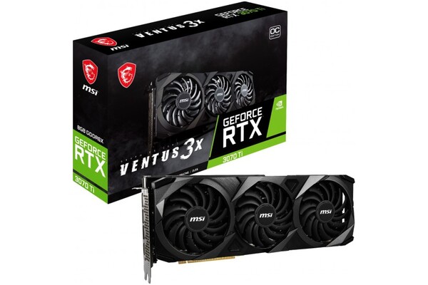 Karta graficzna MSI RTX 3070 Ti Ventus 3X OC 8GB GDDR6X