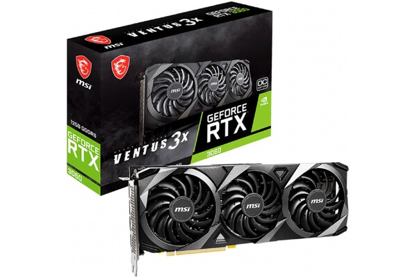 Karta graficzna MSI RTX 3060 Ventus 3X OC 12GB GDDR6