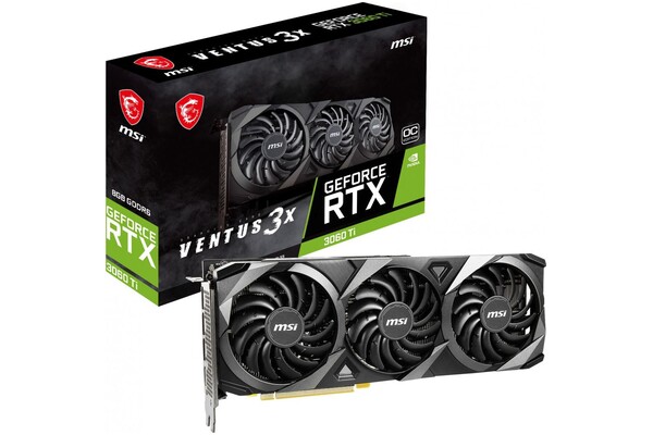 Karta graficzna MSI RTX 3060 Ti Ventus 3X OC 8GB GDDR6