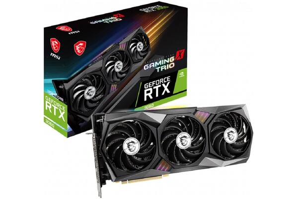 Karta graficzna MSI RTX 3060 Gaming X TRIO 12GB GDDR6