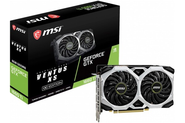 Karta graficzna MSI GTX 1660 Ti Ventus XS OC 6GB GDDR6