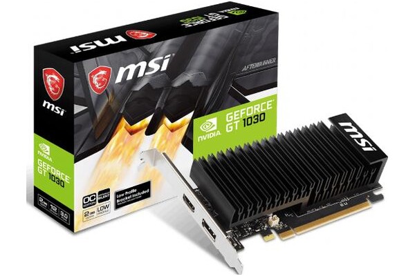 Karta graficzna MSI GT 1030 Low Profile OC 2GB DDR4