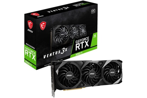 Karta graficzna MSI RTX 3060 Ti Ventus 3X OC 8GB GDDR6X
