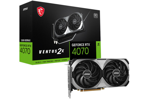 Karta graficzna MSI RTX 4070 Ventus 2X OC 12GB GDDR6X
