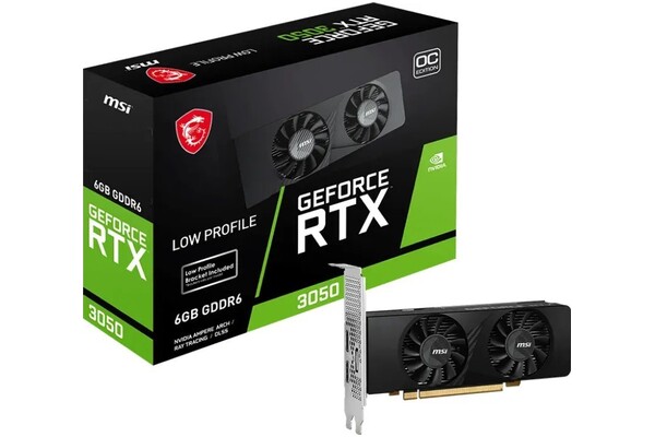 Karta graficzna MSI RTX 3050 Low Profile OC 6GB GDDR6