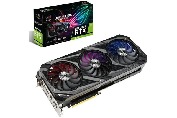 Karta graficzna ASUS RTX 3070 V2 ROG Strix Gaming OC 8GB GDDR6