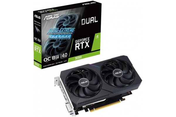 Karta graficzna ASUS RTX 3050 V2 Dual OC 8GB GDDR6