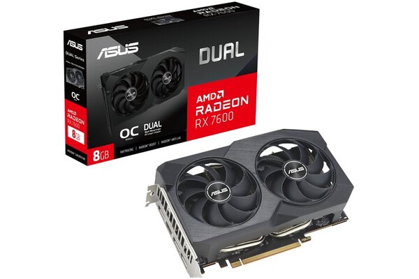 Karta graficzna ASUS RX 7600 V2 Dual OC 8GB GDDR6