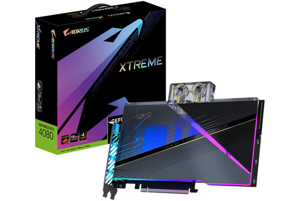 Karta graficzna GIGABYTE RTX 4080 Aorus Xtreme Waterforce WB 16GB GDDR6X