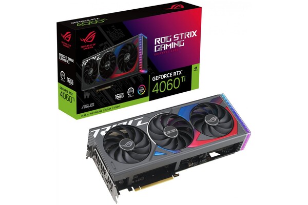 Karta graficzna ASUS RTX 4060 Ti ROG Strix Gaming 16GB GDDR6