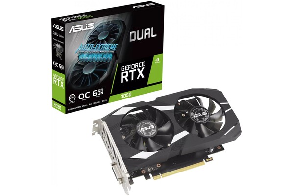 Karta graficzna ASUS RTX 3050 Dual OC 6GB GDDR6