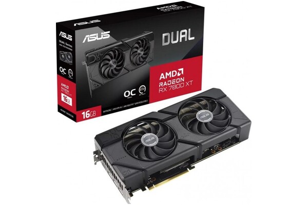 Karta graficzna ASUS RX 7800 XT Dual OC 16GB GDDR6