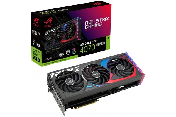 Karta graficzna ASUS RTX 4070 Ti SUPER ROG Strix Gaming 16GB GDDR6X