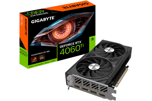 Karta graficzna GIGABYTE RTX 4060 Ti Windforce OC 16GB GDDR6