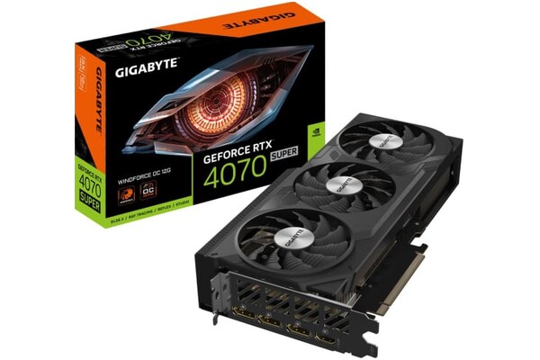Karta graficzna GIGABYTE RTX 4070 SUPER Windforce OC 12GB GDDR6X