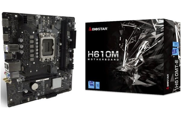 Płyta główna BIOSTAR H610MTE Socket 1700 Intel H610 DDR4 microATX