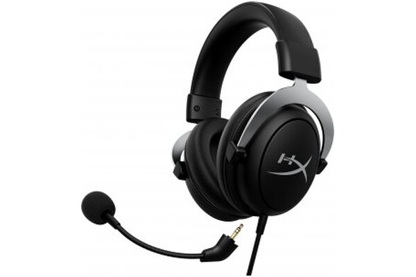 Słuchawki HYPERX Cloudx Nauszne Przewodowe srebrny