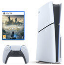Konsola Sony PlayStation 5 Slim 1TB biało-czarny + Dziedzictwo Hogwartu