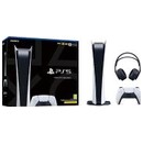 Konsola Sony PlayStation 5 Digital 825GB biały + słuchawki PULSE