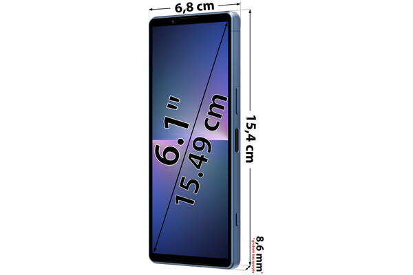 Smartfon Sony Xperia 5 V 5G niebieski 6.1" 8GB/128GB