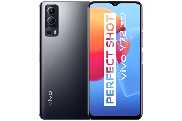 Smartfon vivo Y72 5G czarny 6.58" 8GB/128GB