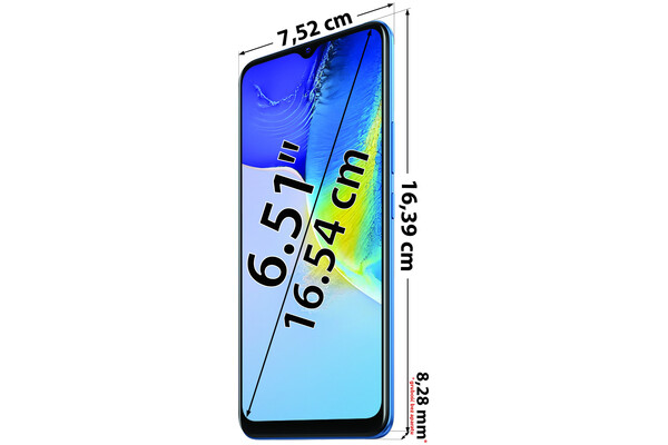 Smartfon vivo Y01 niebieski 6.51" 3GB/32GB