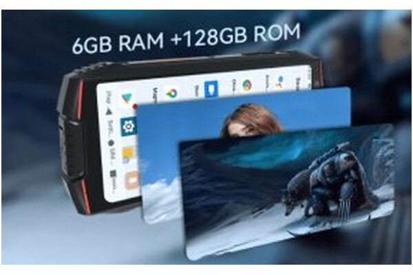 Smartfon CUBOT King Kong 3 Mini czarny 4.5" 6GB/128GB