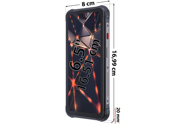 Smartfon CUBOT King Kong Power czarny 6.5" 8GB/256GB
