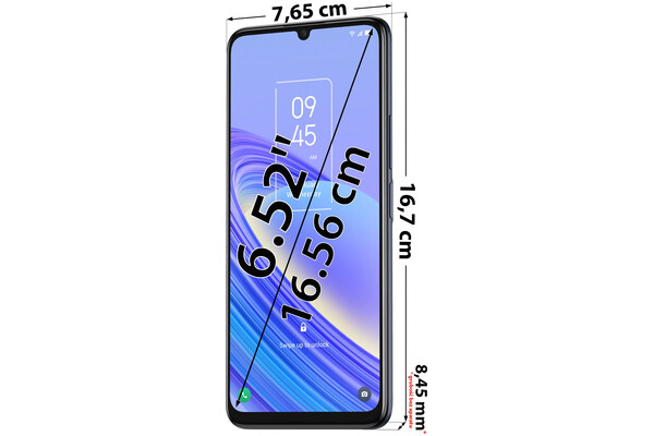 Smartfon TCL 40 SE szary 6.75" 6GB/256GB