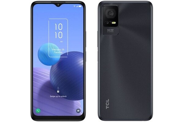 Smartfon TCL 408 szary 6.6" 4GB/64GB