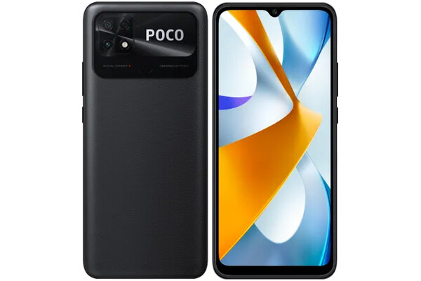 Smartfon POCO C40 czarny 6.71" 4GB/64GB