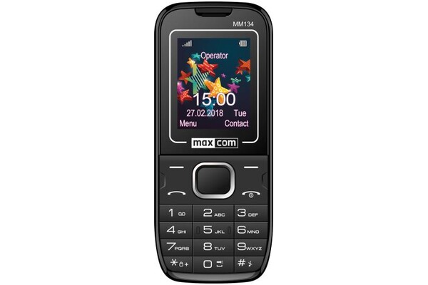 Smartfon MaxCom Classic czarny 1.77" poniżej 0.5GB/