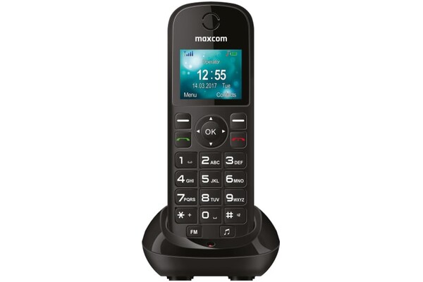 Smartfon MaxCom czarny 1.77" poniżej 0.1GB/poniżej 0.5GB