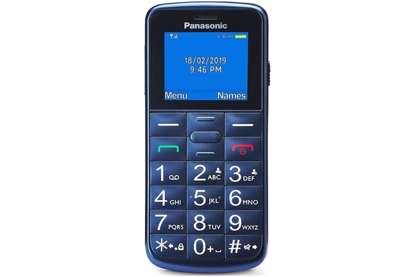Smartfon Panasonic niebieski 1.77" poniżej 0.1GB/poniżej 0.5GB
