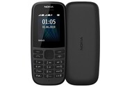 Smartfon NOKIA 105 czarny 1.77" poniżej 0.1GB/poniżej 0.5GB