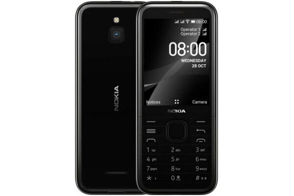 Smartfon NOKIA 8000 czarny 2.8" 0.5GB/4GB
