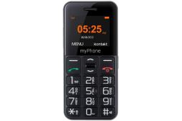 Smartfon myPhone Halo Easy czarny 1.77" poniżej 0.5GB/