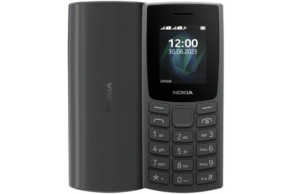 Smartfon NOKIA 105 czarny 1.8" poniżej 0.5GB/