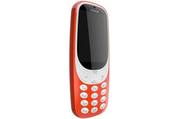 Smartfon NOKIA 3310 czerwony 2.4" poniżej 0.1GB/poniżej 0.5GB