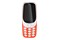 Smartfon NOKIA 3310 czerwony 2.4" poniżej 0.1GB/poniżej 0.5GB