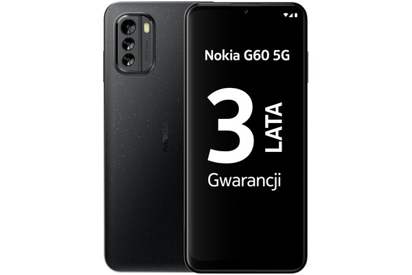 Smartfon NOKIA G60 5G czarny 6.58" 6GB/128GB