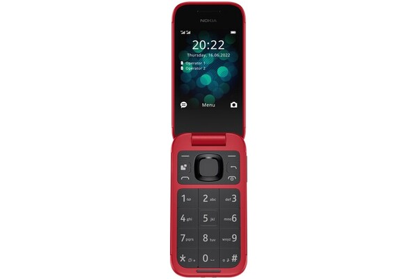 Smartfon NOKIA 2660 czerwony 2.8" poniżej 0.1GB/poniżej 0.5GB