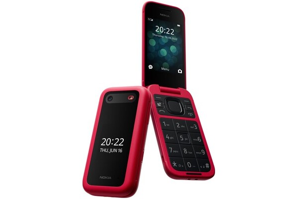 Smartfon NOKIA 2660 czerwony 2.8" poniżej 0.1GB/poniżej 0.5GB