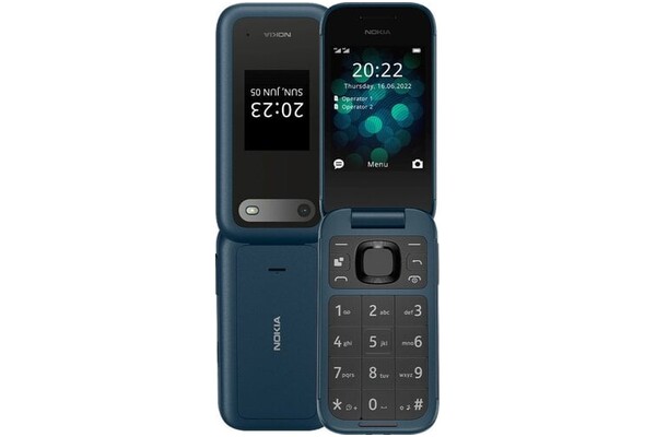 Smartfon NOKIA 2660 niebieski 2.8" poniżej 0.1GB/poniżej 0.5GB